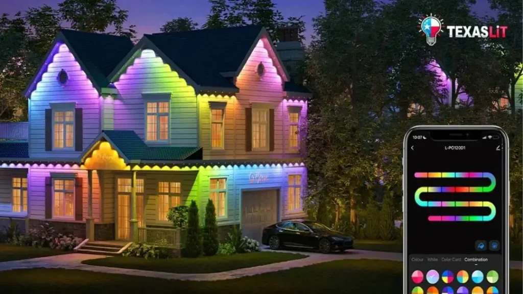 permanent lighting Texas homes
